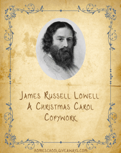 American-Authors-Copywork-James-Russell-Lowell