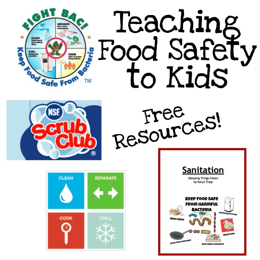 FREE Printable Book To Teach Kids Food Safety
