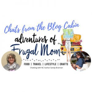 Chatting about NC Author Sandy Brannan from North Carolina Book Blogger Reading with Frugal Mom