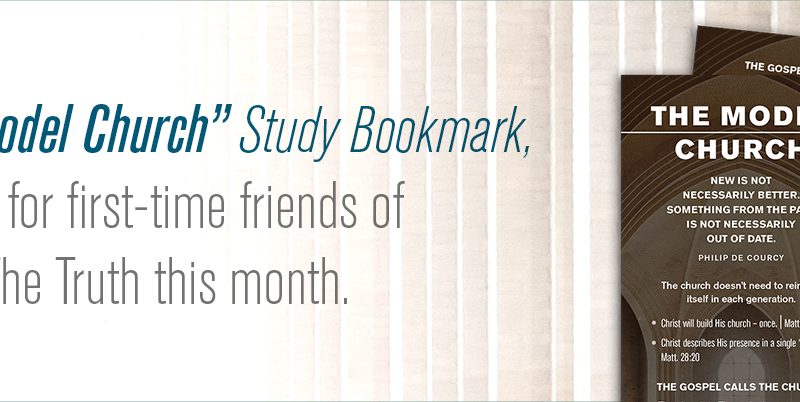 model church study bookmark