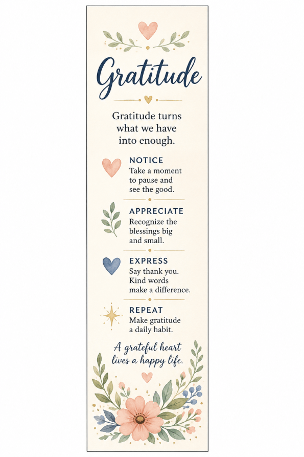 Why Every Reader Needs a Bookmark (And Why I Created a Gratitude Bookmark Just for You)